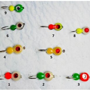 Volframinė avižėlė su Swarovski kristalu 0,6g. ir 1g. Volframinė avižėlė su Swarovski kristalu 0,6g. ir 1g.